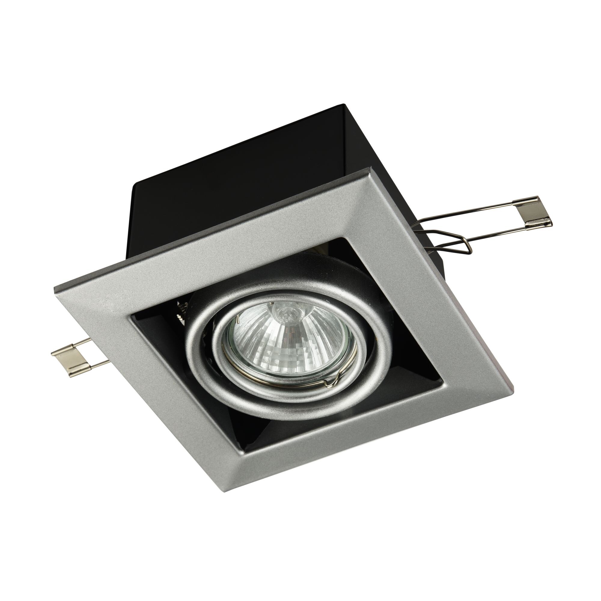 Spot incastrat Down Light Metal Argintiu ,1 X 50W GU10