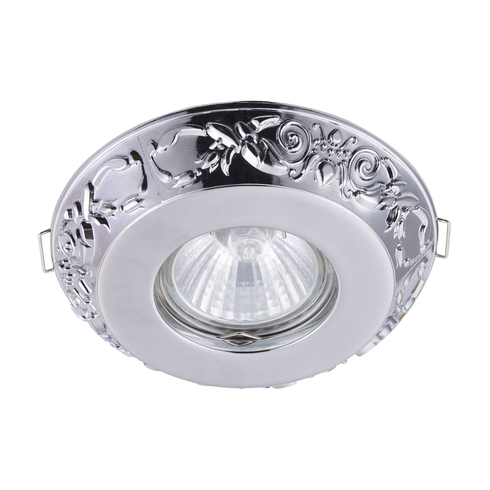 Spot incastrat Down Light Metal Crom ,1 X 50W GU10