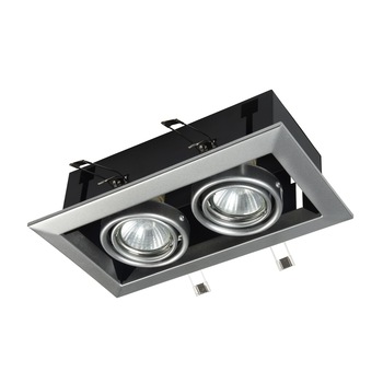 Spot incastrat Down Light Metal Argintiu ,2 X 50W GU10 Spot incastrat Down Light Metal Argintiu ,2 X 50W GU10