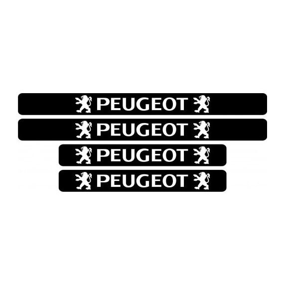 Комплект лепяща защита за прагове Peugeot - eMAG.bg