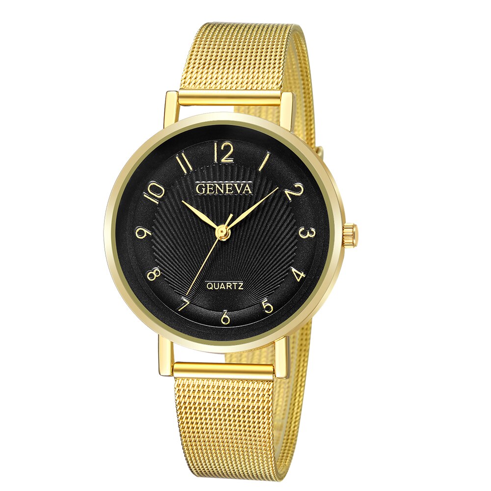 Ceas de dama elegant Geneva, bratara metalica, CS677