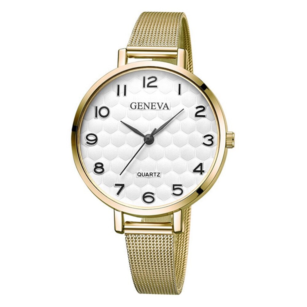 Ceas de dama elegant Geneva, bratara metalica, CS671