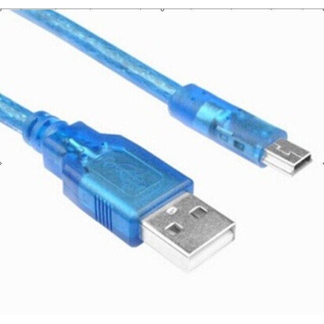 Cablu Albastru USB AM - B Mini 0.3m