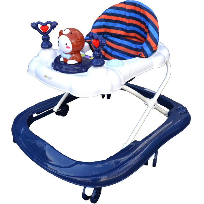 Premergator cu jucarii Albastru , Ursulet , Robentoys