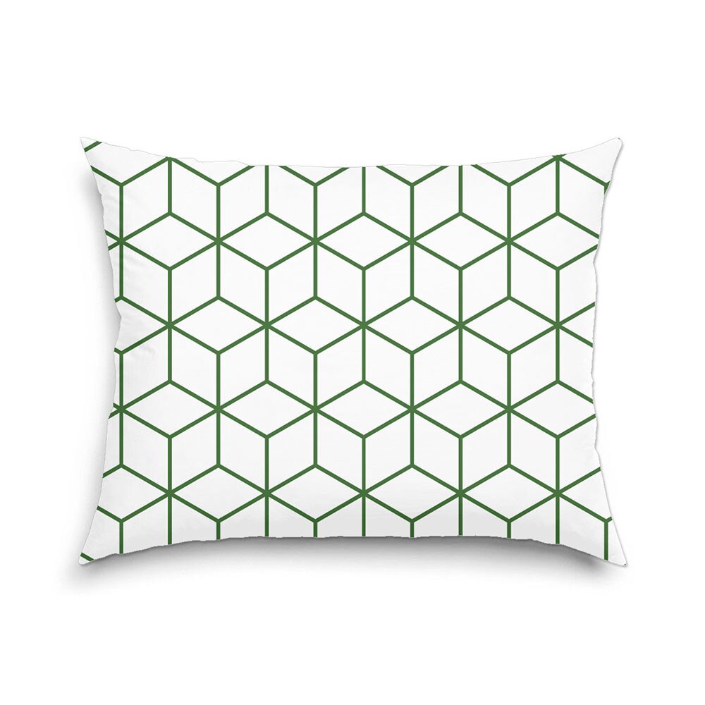 Perna decorativa Cuburi verzi 40 x 60 cm