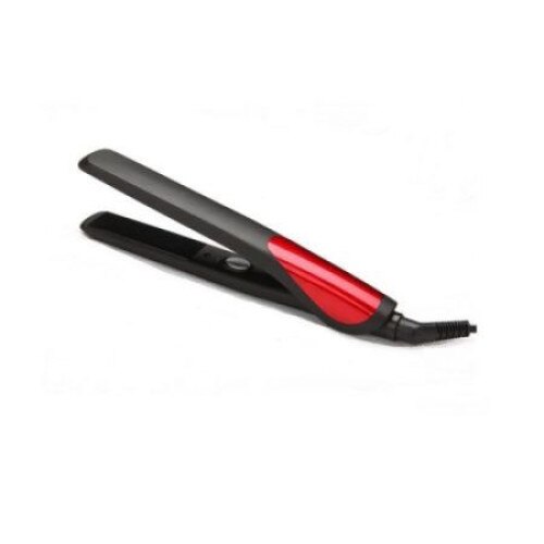 Placa de par electric cu maner ergonomic, 210 Grade, Negru/Rosu, Putere 30 w