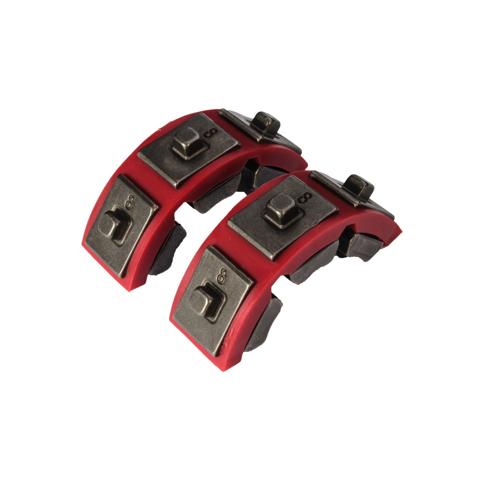 Ser bacuri pentru prese sertizat furtunuri climatizare tip Standard DN 10, ANCHOR, rosu, compuse din 2 bucati