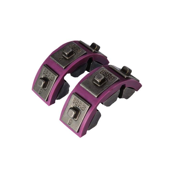 Set bacuri pentru prese sertizat furtunuri climatizare tip Standard DN 8 sau Barrier cu sectiune redusa DN 10, ANCHOR, violet, compuse din 2 bucati