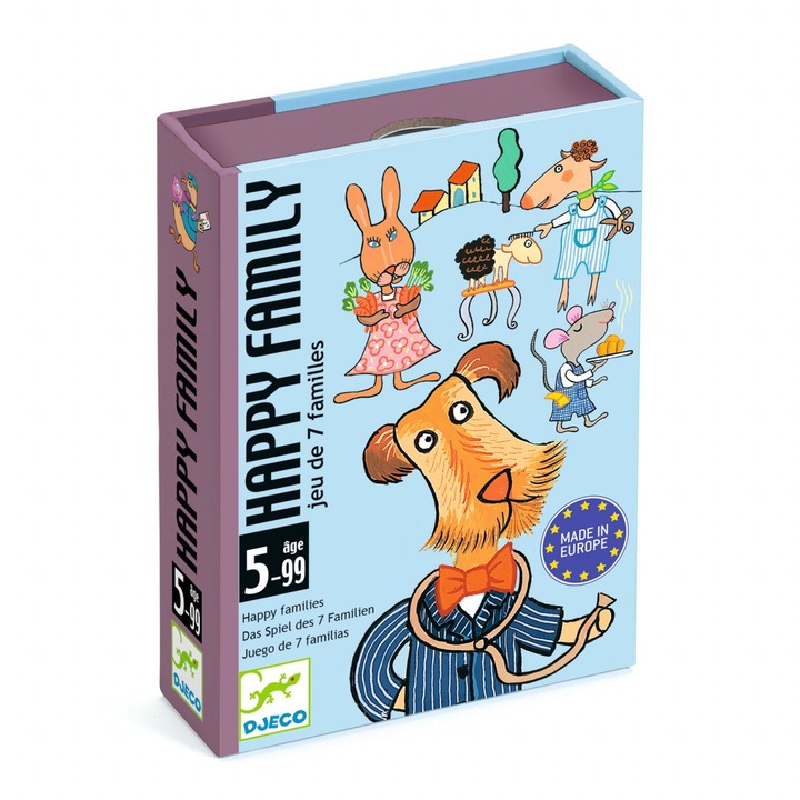Joc de carti Djeco Happy family