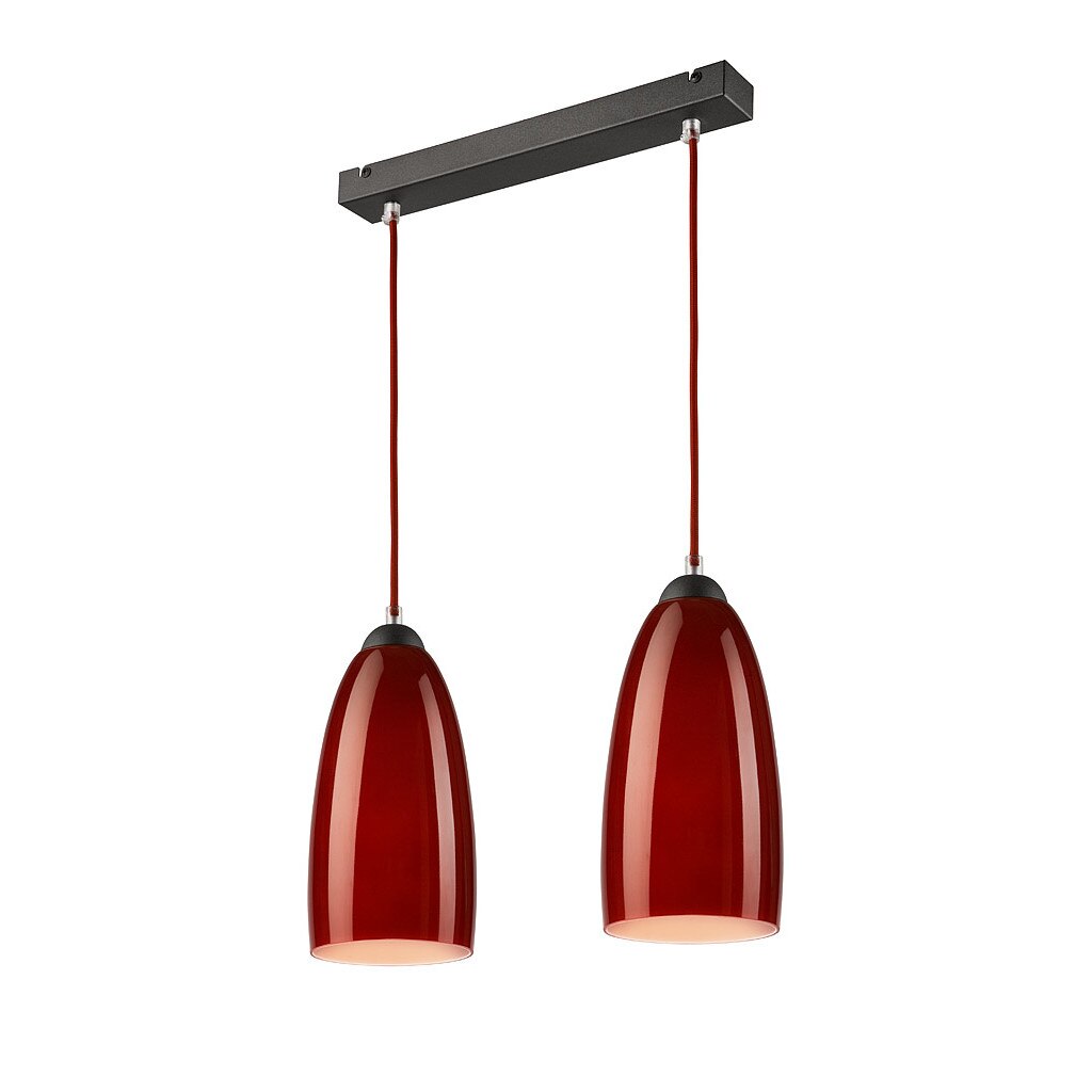 Lustra SARA grena 2x60W E27, sticla