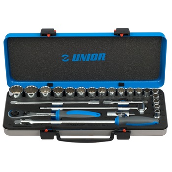 Trusa Unior capete chei tubulare 1/2 Trusa Unior capete chei tubulare 1/2