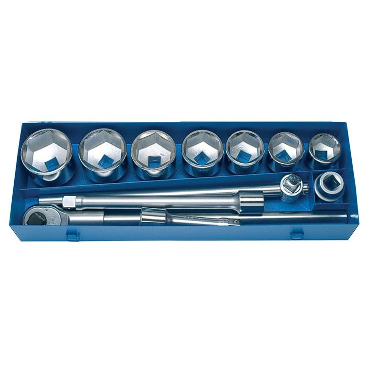 Unior 12 darabos dugókulcs készlet, 1" 46-80