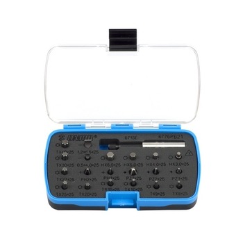 Set de biti Unior, cutie de plastic, 21 piese Set de biti Unior, cutie de plastic, 21 piese