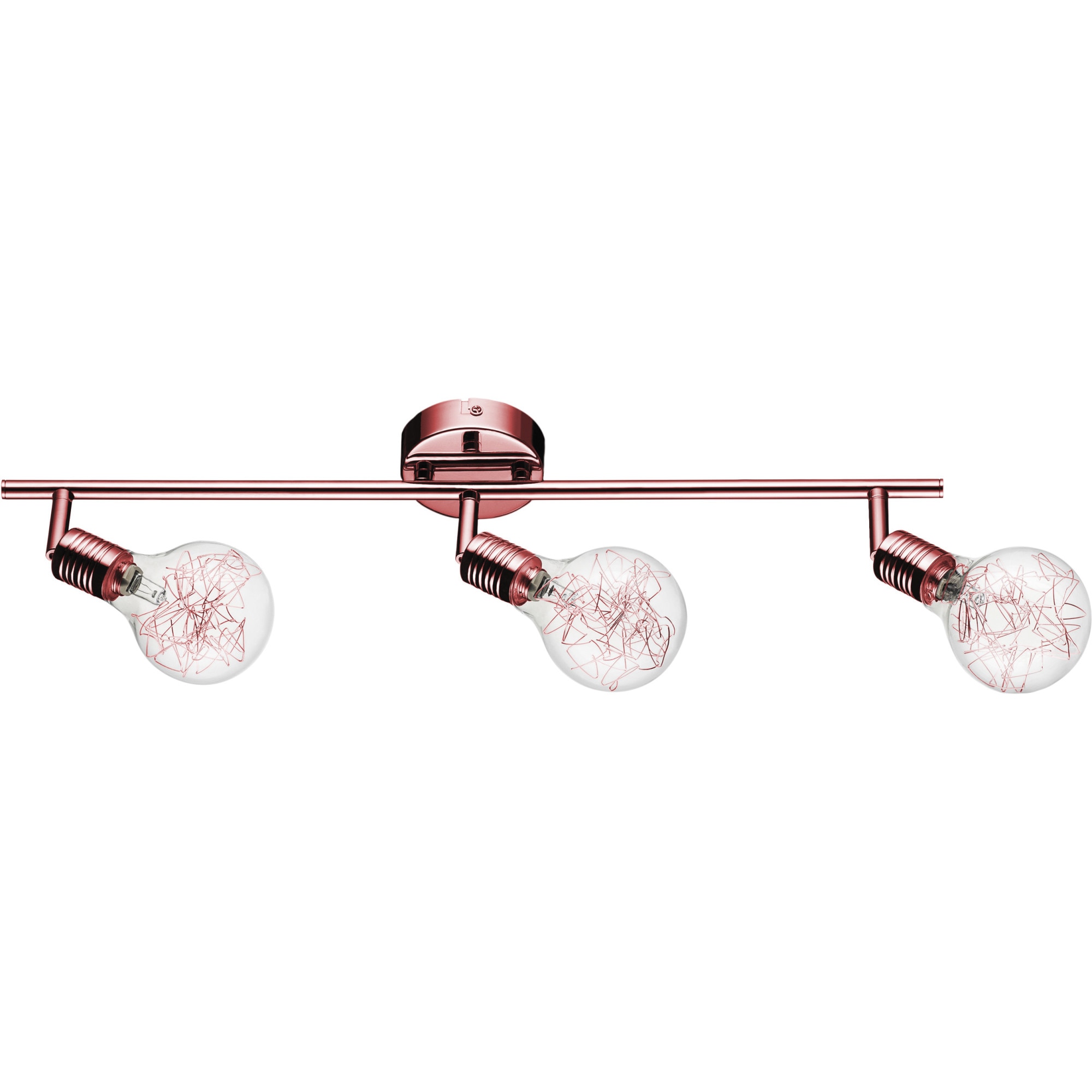 Plafoniera BULBS cupru 3XG9 28W, sticla