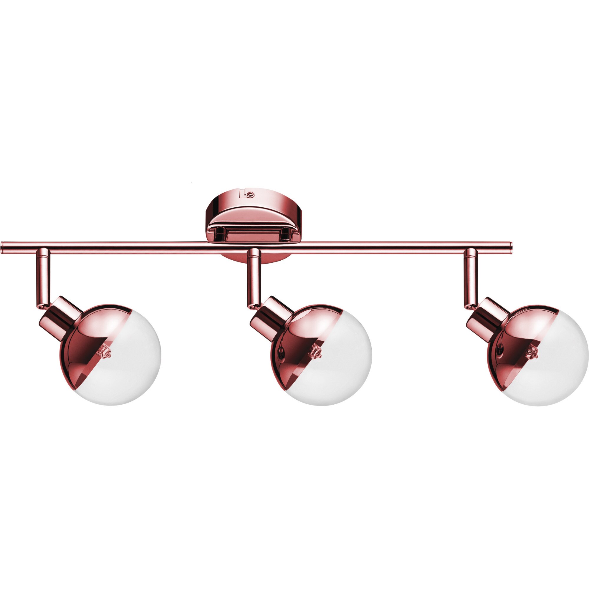 Plafoniera GINOS cupru 3XG9 28W, sticla