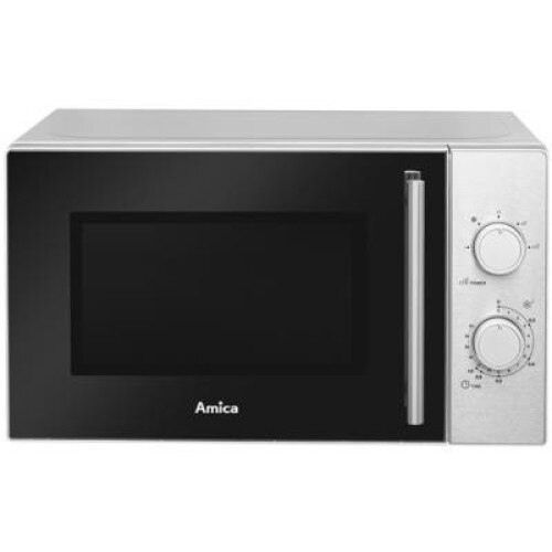 Cuptor cu microunde Amica Ammf20m1i, 20 l, 700 W, Grill, Inox