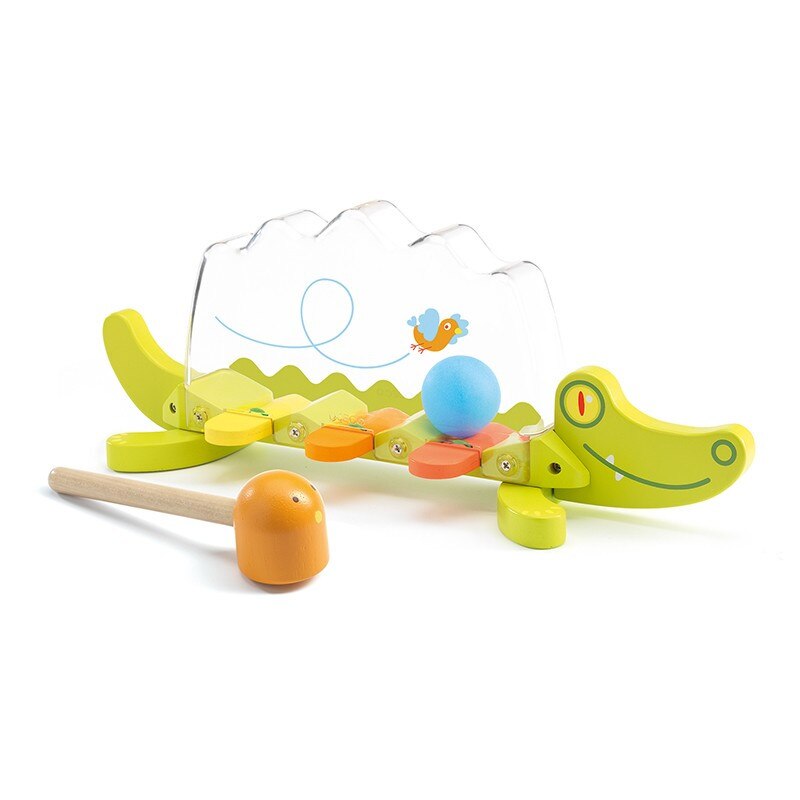 Jucarie bebelus Crocodilul jucaus Djeco