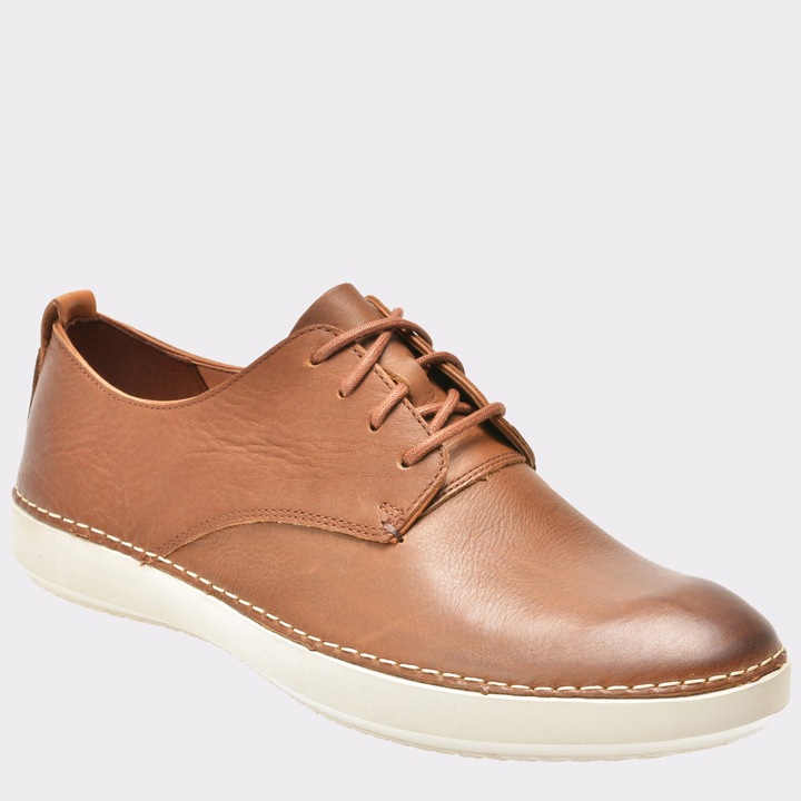 Pantofi maro, pentru barbati, CLARKS - 6132743, din piele naturala, 42.5