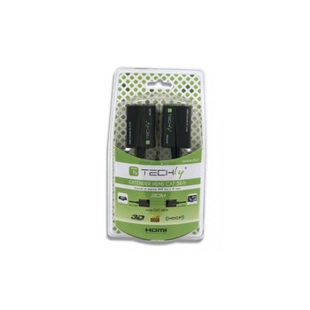 Extender HDMI Techly, RJ45, UTP, Raza de pana la 30m, Cat5e / Cat6 Extender HDMI Techly, RJ45, UTP, Raza de pana la 30m, Cat5e / Cat6