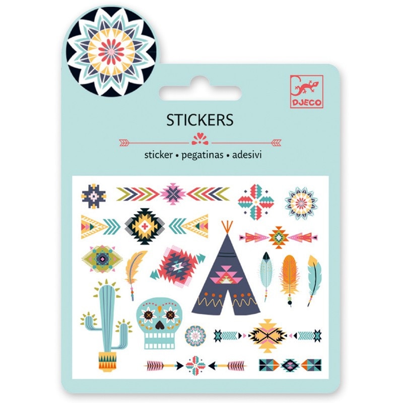 Set abtibilduri Djeco, western