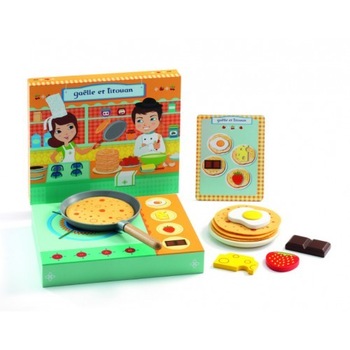 Gaelle si Titouan, Set de facut clatite Djeco Gaelle si Titouan, Set de facut clatite Djeco