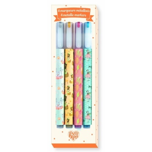 Set carioca (marker) metalica Djeco