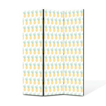 Paravan de Camera ArtDeco din 3 Panouri Fructe banane 105 x 150 cm Paravan de Camera ArtDeco din 3 Panouri Fructe banane 105 x 150 cm