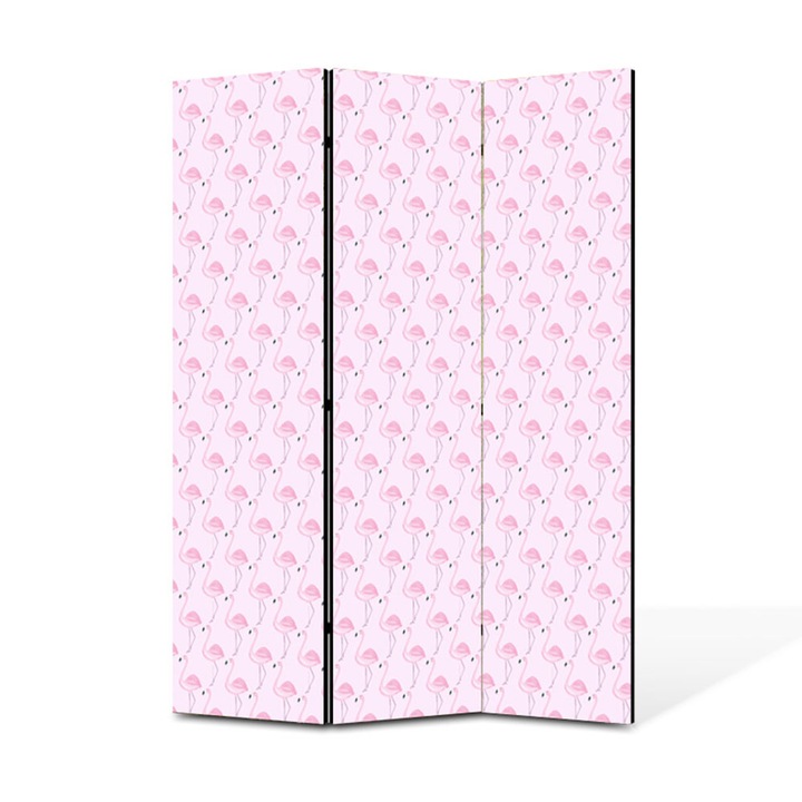 Paravan de Camera ArtDeco din 3 Panouri Fructe de ananas 105 x 150 cm