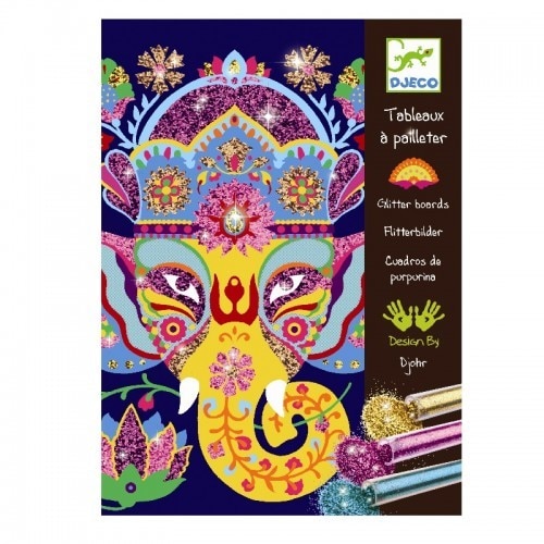 Joc creativ cu sclipici Animale, Djeco