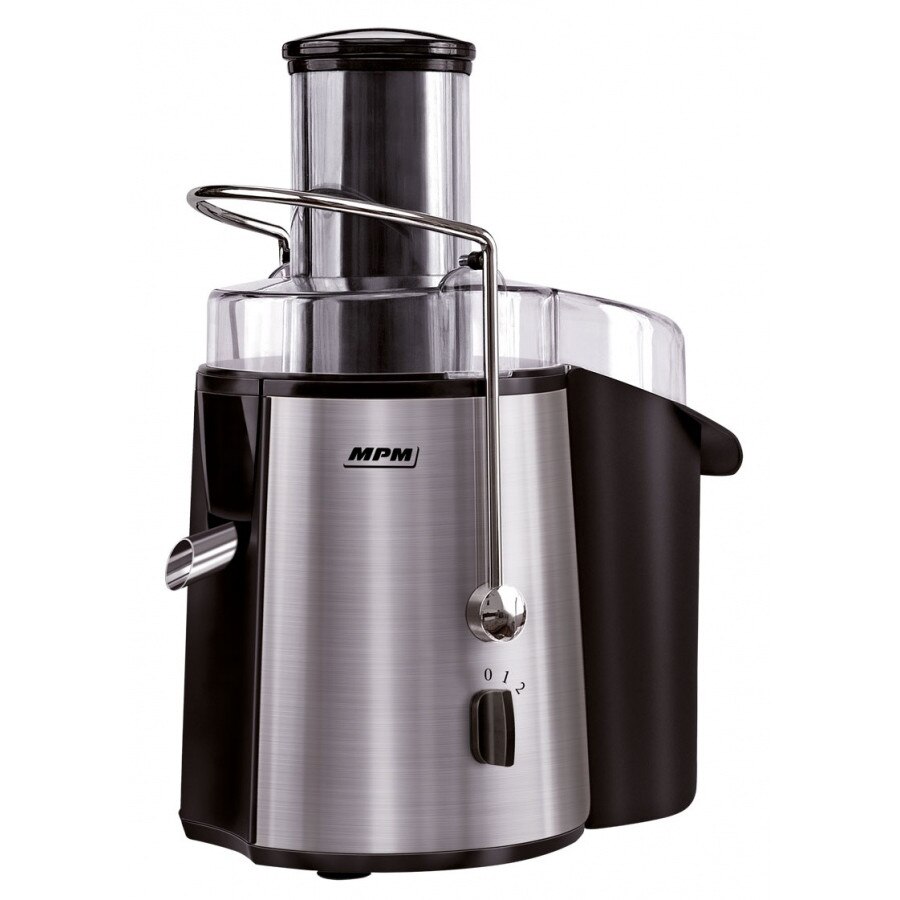 Storcator fructe MPM MSO-06M, 1000W, 2.2 litri, 2 viteze, 1 litru/minut, carcasa otel inoxidabil