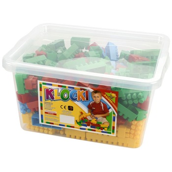 Cuburi de constructii Baczek in cutie 300 piese pentru baieti , Robentoys Cuburi de constructii Baczek in cutie 300 piese pentru baieti , Robentoys