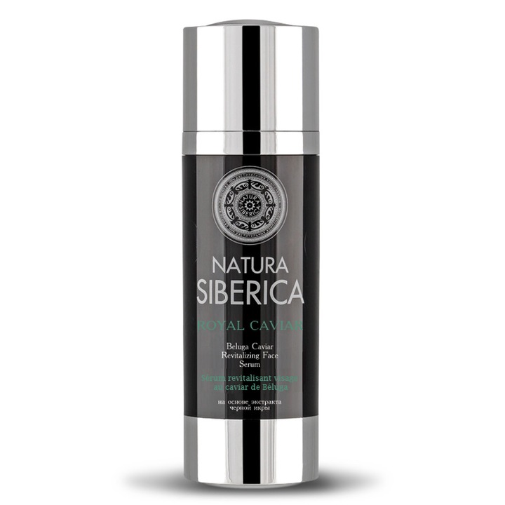 Ser facial revitalizant cu extract de Beluga Caviar, Natura Siberica, 30 ml