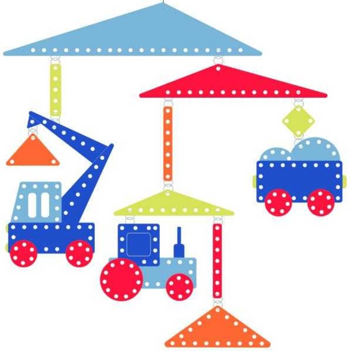 Decoratie mobil Vehicule, Djeco