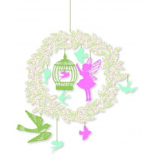 Decoratiune Zana cea buna, Djeco Alb-Roz