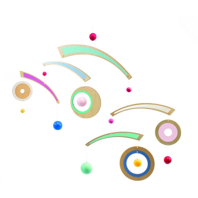 Decoratie mobil lemn, Cosmos, Djeco