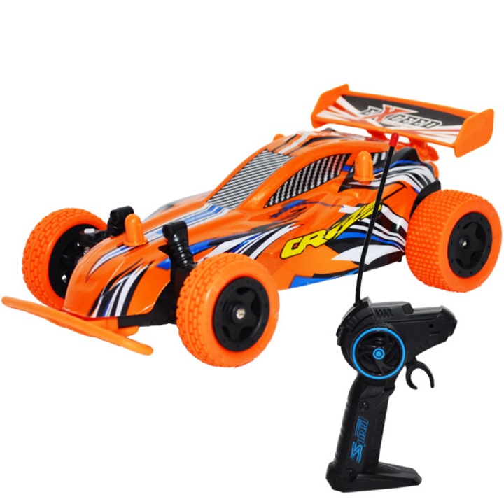 Masina de curse cu telecomanda si acumulator , dimensiuni 19x11x6,5 cm , Robentoys