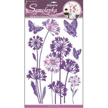Sticker perete, papadii si fluturi cu sclipici 32 x 50 cm Sticker perete, papadii si fluturi cu sclipici 32 x 50 cm