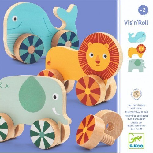 Animale cu surub, Vis-n-roll Djeco