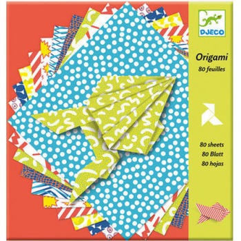 Hartie origami 80 coli Djeco Hartie origami 80 coli Djeco