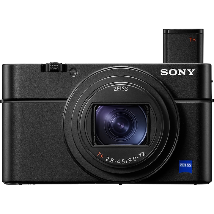 Sony Cyber-Shot DSC-RX100M VI prémiumkategóriás digitális fényképezőgép, 20.1 MP, 4K, HDR, 24-200 mm-es lencsék, SteadyShot, Fekete
