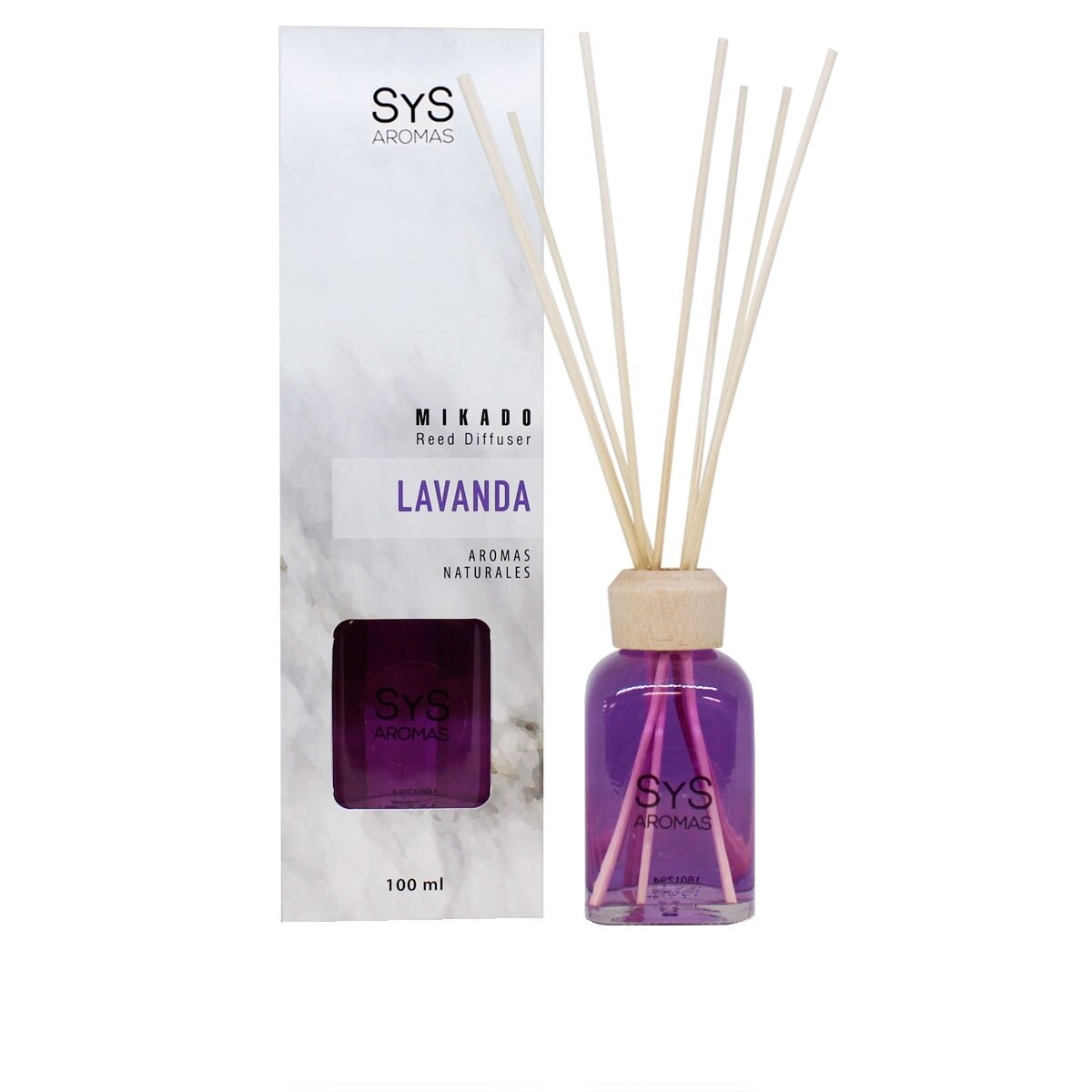 Difuzor mikado cu bete ratan, Lavanda 100 ml