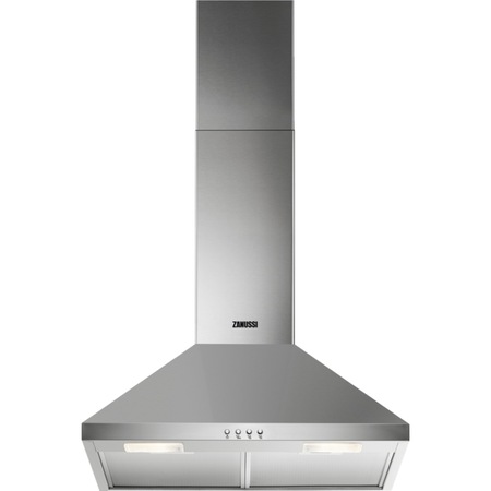 Hota incorporabila semineu Zanussi ZHC62462XA, Putere de absorbtie 420 m3/h, 60 cm, Inox