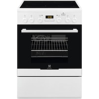 Aragaz electric Electrolux EKC64900OW, 4 zone de gatit , Grill, Clasa A, Alb