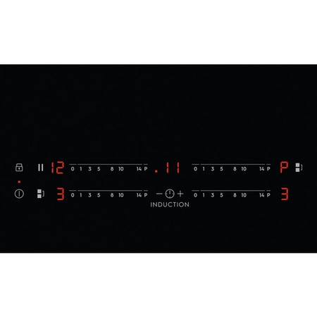 Plita incorporabila Electrolux EIV644, Inductie, 4 zone de gatit, DoubleBridge, PowerBoost, Timer, Control touch, 60 cm, Sticla neagra