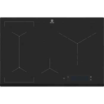 Plita incorporabila Electrolux EIS84486, Inductie, 4 zone de gatit, Control touch, Booster, Timer, Conectivitate hota, SenseFry, 80 cm, Negru Plita incorporabila Electrolux EIS84486, Inductie, 4 zone de gatit, Control touch, Booster, Timer, Conectivitate hota, SenseFry, 80 cm, Negru