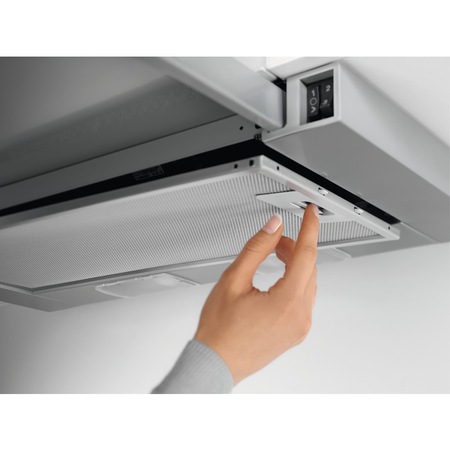 Hota incorporabila telescopica Electrolux LFP216S, Putere de absorbtie 280 m3/h, 1 motor, 60 cm, Inox