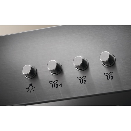Hota incorporabila semineu Electrolux LFC316X, Putere de absorbtie 420 m3/h, 1 motor, 60 cm, Inox