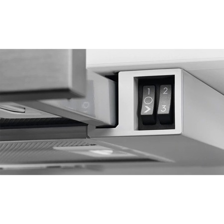 Hota incorporabila telescopica Electrolux LFP316S, Putere de absorbtie 370 mc/h, 1 Motor, Iluminare LED, Filtru lavabil, 60 cm, Inox