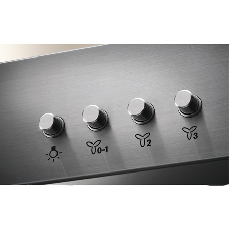 Hota incorporabila semineu Electrolux LFC319x, Putere de absorbtie 420 m3/h, 1 motor, 90 cm, Inox