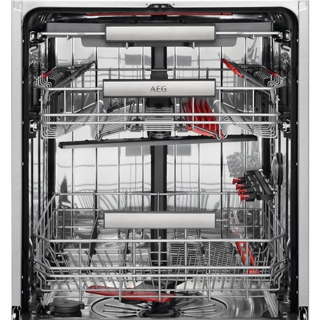 Masina de spalat vase AEG FFB93706PM, 15 seturi, 10 programe, Touch control, Clasa A+++, 60 cm, Inox